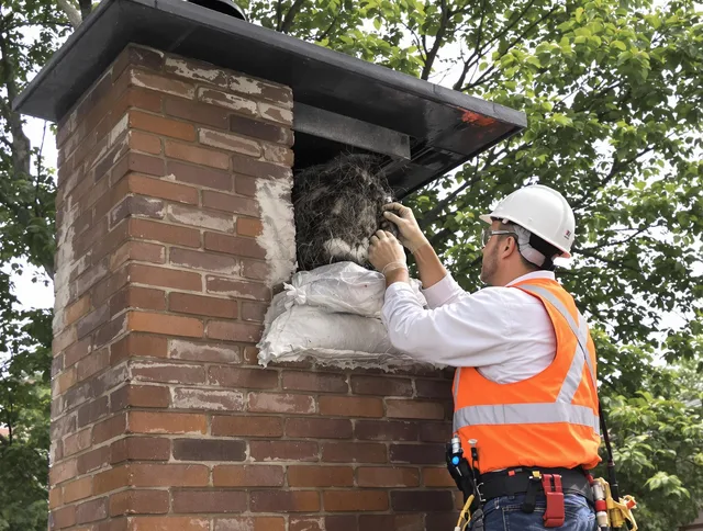 Humane removal of debris and animals by Corona Chimney Sweep in Corona, CA