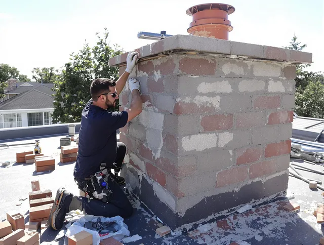 Advanced chimney repair process by Corona Chimney Sweep in Corona, CA