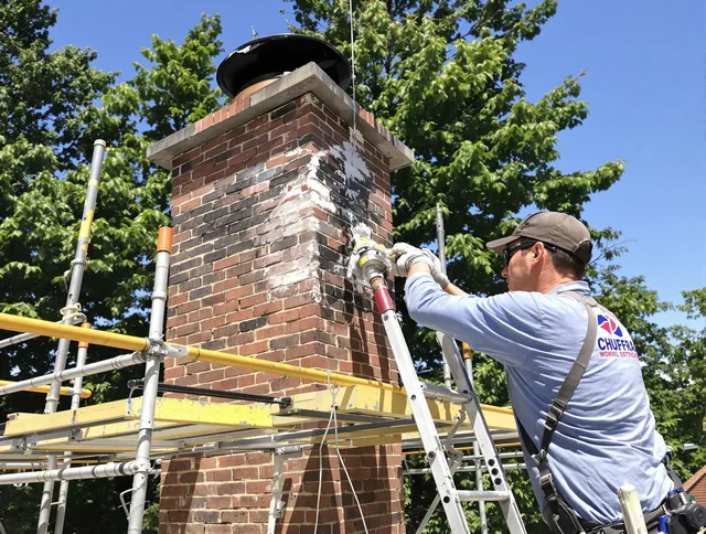 Structural chimney repair by Corona Chimney Sweep in Corona, CA