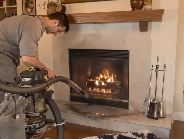 Routine fireplace upkeep by Corona Chimney Sweep in Corona, CA
