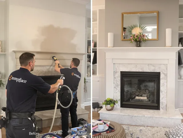 Professional soot removal by Corona Chimney Sweep team in Corona, CA
